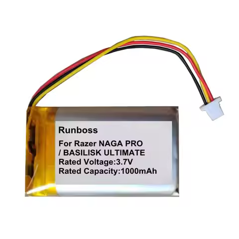 Original Replaces 600-1000mAh Battery For Razer DeathAdder V2 / Viper / BASILISK ULTIMATE Wireless B