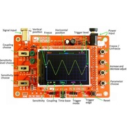 JAMIN MURAH !!! Osiloskop Mini DSO138 Oscilloscope Digital