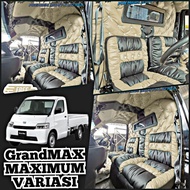 Variasi full interior mobil daihatsu granmax pickup model sofa kancing kristal