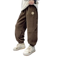 Vupan Boys Striped Jeans 5-16 Years Old Elastic Waist+Quick-Drying Blue 120-170cm 7 Days Return A22