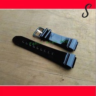 HITAM Casio BABY-G BGA-131 RUBBER WATCH STRAP CASIO BABY G BGA131 BGA 131 BLACK GLOSSY WATCH STRAP