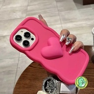 3D Love Wave Phone Case For Realme C75 C75X C73 C17 C15 C12 C11 C3 C2 C1 5G 4G Cover Cute Cartoon He