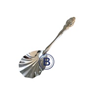 Stainless Steel Service Spoon with Shell Motif/Rice Spoon/Vegetable Spoon