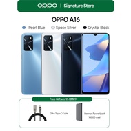 OPPO A16 4G LTE Smartphone (3GB + 32GB / 4GB + 64GB)(Mediatek Helio G35/5000mAh Battery)
