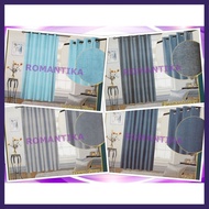 Romantika Curtain Langsir Eyelet Ring Espanol Series Langsir Pintu Bilik Sliding Door Curtain Murah 