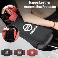 Car Center Consde Pad Cushion Armrest Cover Protection Mat For Nissan Almera Sentra Frontier Grand livina Serena X-trail Accessories