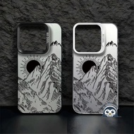 Line Sun Mountain Casing For OPPO A12E A7 A5s A3S A3X A3s A1 Pro A1K Reno 8 8T 8Z 7Z 7 Lite 6 5 Pro 