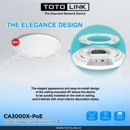 Totolink CA3000X-POE AX3000 Wireless Dual Band Ceiling Mount AP Mini UPS Official Warranty