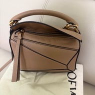 Loewe Mini Puzzle Bag 沙色
