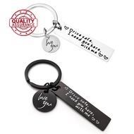 2024 New Driving Safety Key Chain Gift For Boyfriend Drive Safe I Need You Here With Me Key B9e7