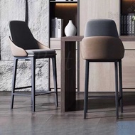 Byto Modern And Simple Solid Wood Bar Chair - Front Desk Chair/Island Chair/Designer/Bar Restaurant 