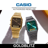 Casio Vintage AQ-230EGG-3A AQ-230GA-5A AQ230EGG AQ230GA AQ230 Retro Analog Digital Men Watch