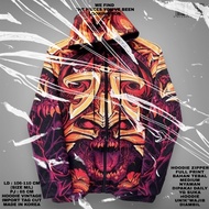 Fullprint hoodie/zipper hoodie/Korean hoodie/fullprint zipper hoodie/Korean style/Korean sweater cre