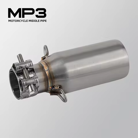 For Piaggio MP3 Hybrid/Yourban 125ie/300ie 250/250FL/250LT/250RL 400FL 51MM Motorcycle Exhaust Mid p