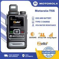 Motorola T66 Global PTT Zello Radio T66 Long Range GPS WIFI POC Radio Amateur Android Walkie Talkie 