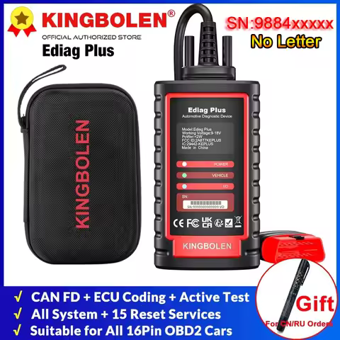 KINGBOLEN Ediag Plus Thinkdiag 2 All System Full software OBD2 car DiagnosticTool CANFD Protocol 15 