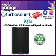 Turbosound iQ15 2500-Watt 15" Powered Speaker - Each ( iQ-15 / iQ 15 )