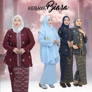 Plus Size 8xl -12xl  Kebaya Biasa | Baju Kebaya Songket | Cotton 100% |   Baju Kurung Songket Raya20