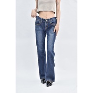 ((L) 5th street Denim Low-Waist Blue Trousers Second-Hand Clothes