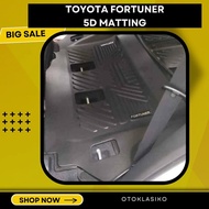 Toyota Fortuner 2016-2025 5D DeepDish Matting TPE | Waterproof All-Weather Car Floor Mats | Custom F