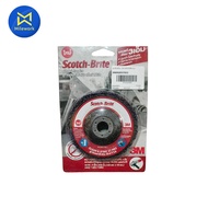 3M Scotch-Brite XT Pro Paint/Rust Remover (Red) Size 4"x5/8"