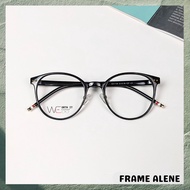 Worth It - Flexible Round Photochromic Minus Anti-Radiation Eyeglass Frame Wanita Alene 1744