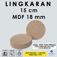 Circle 15 cm - MDF 18 mm - MDF board MDF wood board/