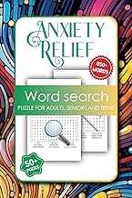 Adult Anxiety Relief Word Search