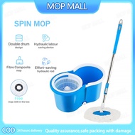 Microfiber 360 Mop With Spinner and Bucket Magic Spin Tornado Mop Floor Cleaning Flat Mop