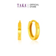 TAKA Jewellery 916 Gold Hoop Earrings