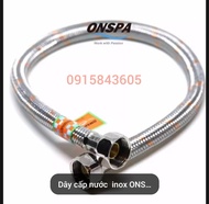 Dây cấp nuớc Onspa inox 60cm | Dây dẫn nuớc cho bồn cầu vòi chậu lavapo vòi rửa bát bình nóng lạnh