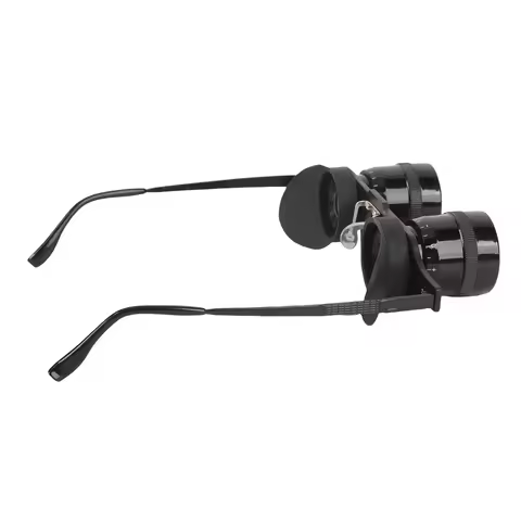 Wearable Binoculars HD 10X Magnification Multipurpose Folding Eyeglasses for Fishing Concert Events 