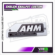 Ahm Brand RACING Exhaust EMBLEM