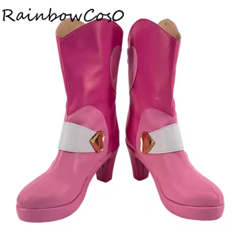 Iris Auriana LoliRock Cosplay Shoes Boots Game Anime Halloween Christmas RainbowCos0 W5539