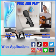 COD ONEDERY Wireless Lavalier Lapel Microphone Live USB Type C / mik mic mikrofon microfon mikropon