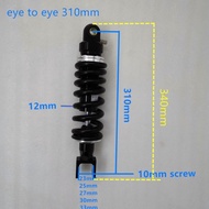 1000LBS 310mm 320mm Motorcycle Shock Absorber for Kawasaki VN800 ZR7 YAMAHA MT07 FZS600 HONDA VFR800