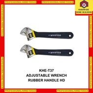 ADJUSTABLE WRENCH RUBBER HANDLE HEAVY DUTY