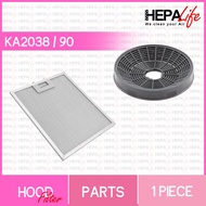 Tecno KA2038 90CM Hood Compatible Cooker Hood Carbon filter &amp; Grease Filter - Hepalife