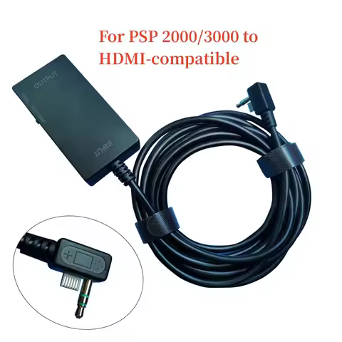 3M HDMI-compatible Converter Cable For PSP 2000/3000 to HDMI-compatible HDTV Converter Cable Adapter