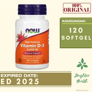 Now D3 2000 IU Now Food D3 2000 IU Vitamin D3 2000 IU 120 Softgels