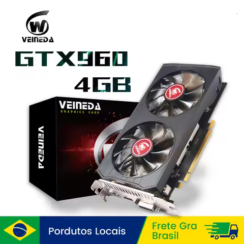 Veineda Video Card GTX 960 4GB 128Bit GDDR5 placa de video Graphics Cards placa grafica GTX960 displ