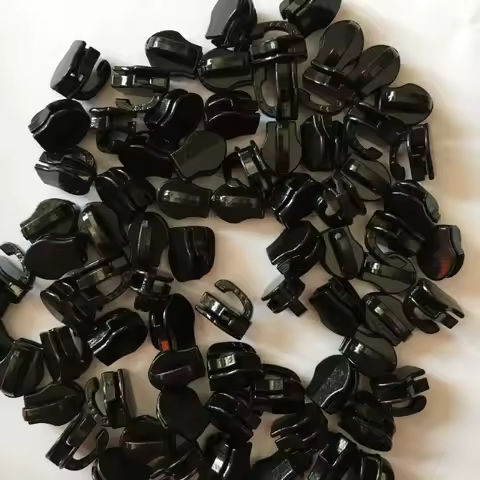 30pcs/Lot Ykk 3# 5# CN Non Lock Nylon Coil Zipper Pull Slider Head Tent Backpack Bag Repair Elephant