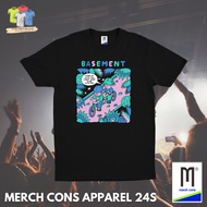 HMD522 | kaos band BASEMENT TAG MERCHCONS APPAREL | OUTER SIZE