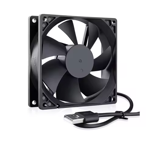120x120x25mm 80x80x15mm 5V USB Power Cooling Case Fan For Receiver DVR Xbox TV Box Router Computer
