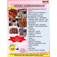 PAKET USAHA FRANCHISE MAKANAN STICKY GORENG/BAKAR YAKITORI ROBATAYAKI