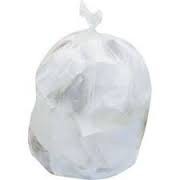 Transparent Plastic Bag Garbage Bag XXL 30" X 50"  (1pkt)