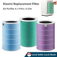 Local Seller Stock Xiaomi Air Purifier Filter RFID Replacement 4 Lite 4 4 Pro HEPA 3-layer High Efficiency Filtration YPX4 U5AD