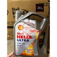SHELL FULLY 5W-40 4LITERS ENGINE OIL MINYAK HITAM 4L 5W40 5 40 5-40 5W 40