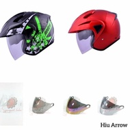 Shark Arrow helmet visor, black Shark Arrow helmet visor rainbow silverBENING