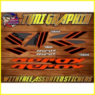 ✹ ◎ ▩ Aerox 155 v1 (Stock Decals 001) ORANGE